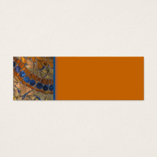 Tarjeta ambarina del mosaico