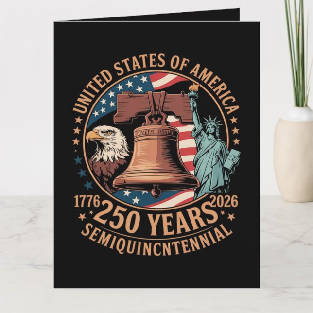 Tarjeta América 250 Años (Anverso)