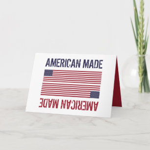 Tarjeta American Made, Bandera de los Estados Unidos