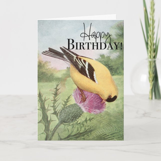 Tarjeta americana del feliz cumpleaños del (Anverso)