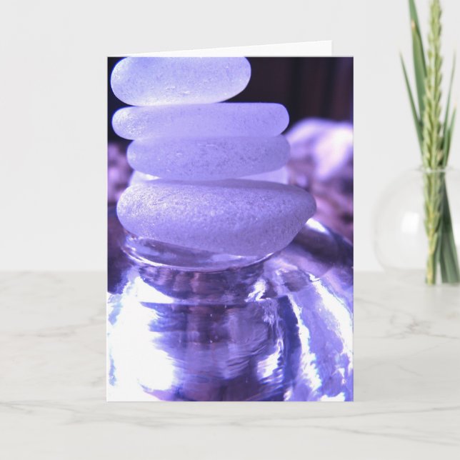 Tarjeta Amethyst Greeting Card (Anverso)