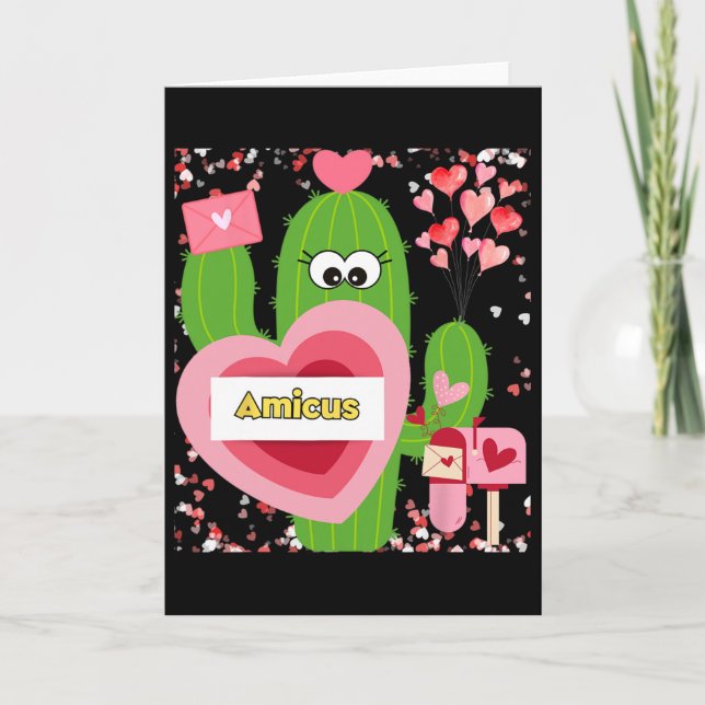 Tarjeta Amicus Valentine  (Anverso)
