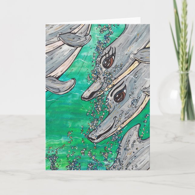 Tarjeta Amigable Dolphin Pod (Anverso)