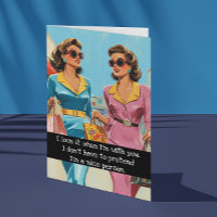 Amigas Ama de Casa Retro 50s Sarcásticas