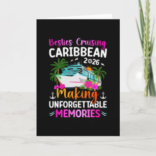 Tarjeta Amigas Crucero por el Caribe 2026 Creando Recuerdo