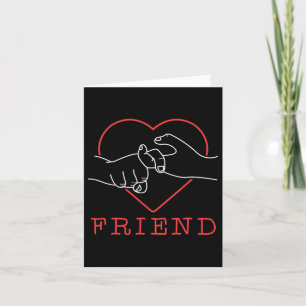 Tarjeta Amigo Asl Cute Idioma Orgullo Conciencia Sorda 1