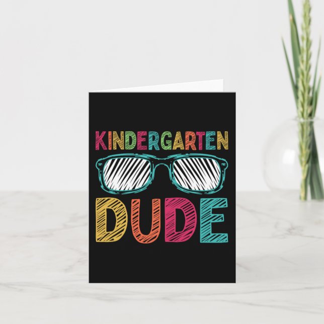 Tarjeta Amigo De La Infancia Divertido Primer Día De Vuelt (Anverso)