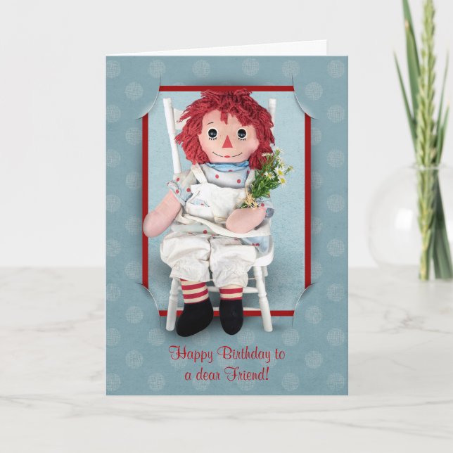 Tarjeta Amigo de la muñeca de trapo (Anverso)