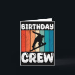 Tarjeta Amigo de Snowboard Birthday Crew Snowboard Kids<br><div class="desc">Amigos de los niños Snowboard Birthday Crew Snowboard</div>