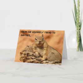 Tarjeta Amigo de Squirrely