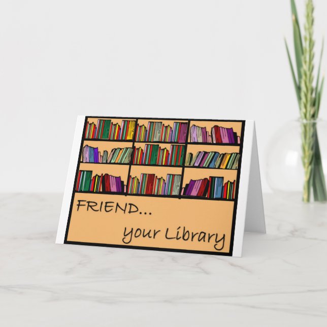 Tarjeta Amigo de tu biblioteca (Anverso)