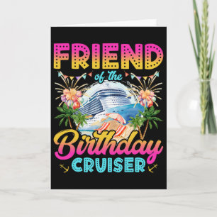 Tarjeta Amigo Del Cumpleañero Divertido Crucero Cumpleaños