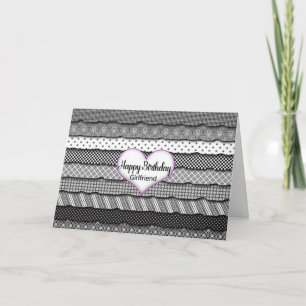 Tarjeta Amigo del cumpleaños - Capas de pelotas y corazón