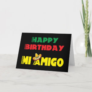 Tarjeta Amigo del MI del feliz cumpleaños