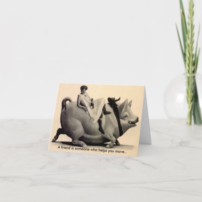 Tarjeta Amigo divertido de los secretos LOL del humor de (Anverso)