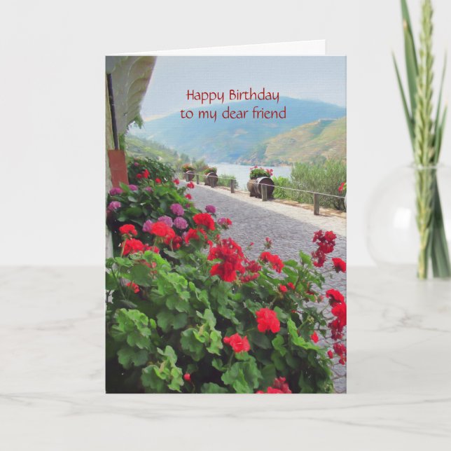 Tarjeta Amigo especial, feliz cumpleaños (Anverso)