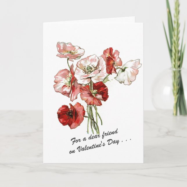 Tarjeta Amigo especial Feliz Día de San Valentín (Anverso)