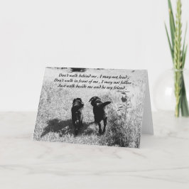 Tarjeta Amigos - Black Lab