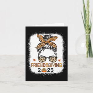 Tarjeta Amigos Dando Un Día De Acción De Gracias 2025