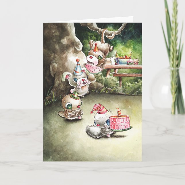 Tarjeta Amigos de cumpleaños (Anverso)