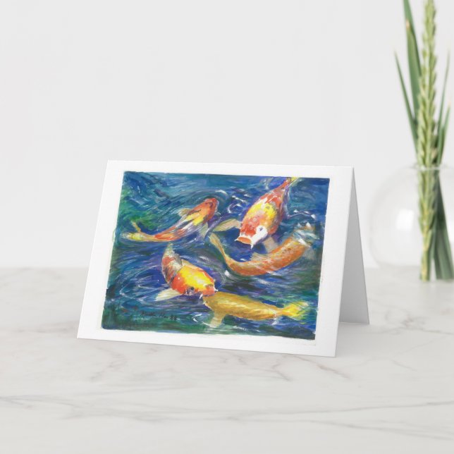 Tarjeta Amigos de Koi (Anverso)