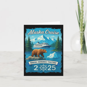 Tarjeta Amigos de la familia y grupo de Alaska C