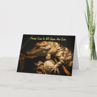 Tarjeta "Amigos De Todas Las Formas Y Tamaños"