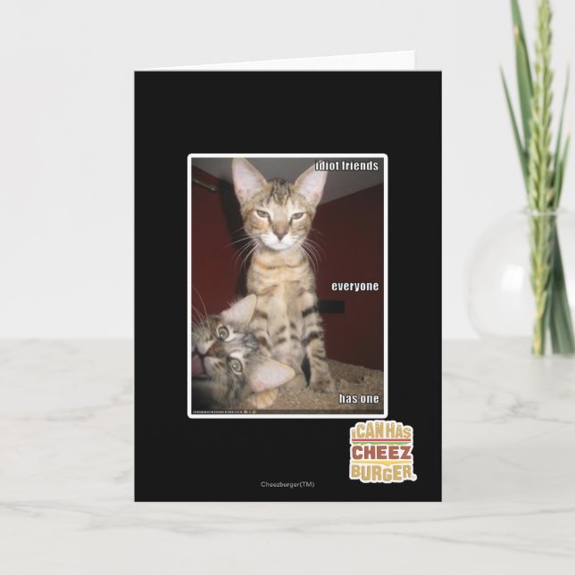 Tarjeta Amigos del idiota (Anverso)