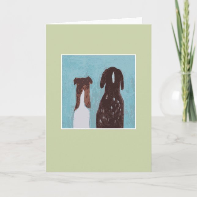 Tarjeta Amigos del perro - verde (Anverso)
