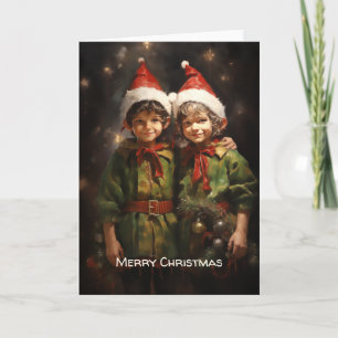 Tarjeta Amigos Elfos Mejores