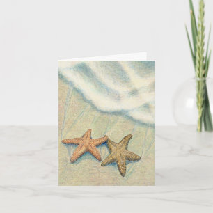 Tarjeta Amigos Estrellas de Mar