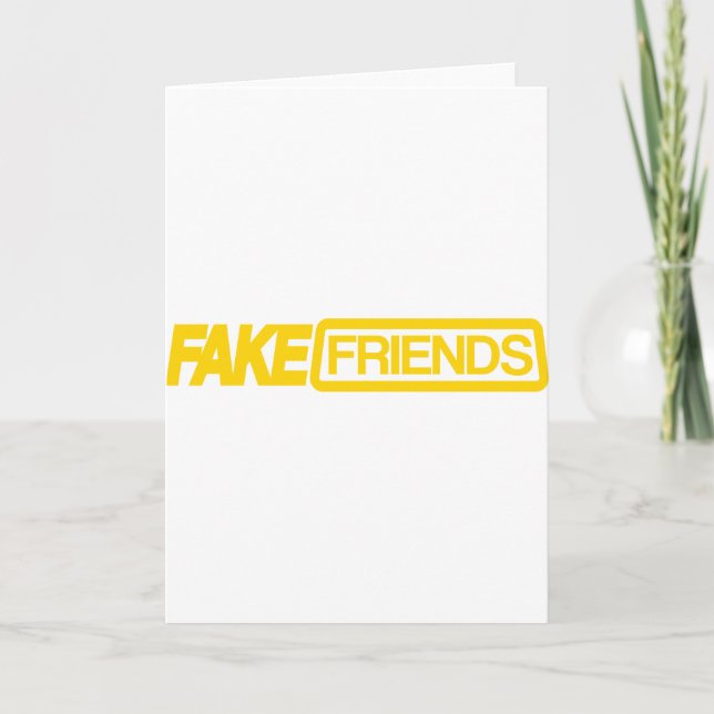 Tarjeta Amigos falsos (Anverso)