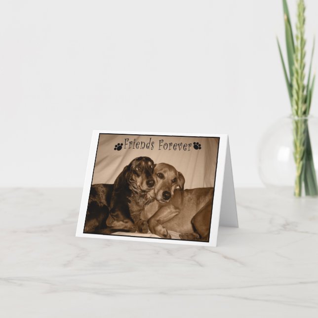 Tarjeta Amigos para siempre (Anverso)