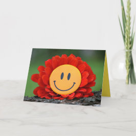 Tarjeta Amigos, pensando en ti, sonríe, sólo porque