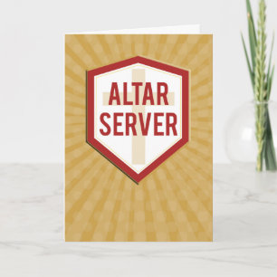 Tarjeta Aministrante de Altar Ahijado Felicitaciones Estal