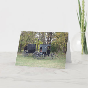 Tarjeta Amish Buggies