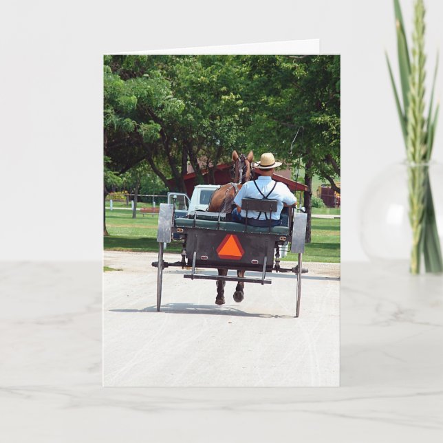 Tarjeta Amish Travel (Anverso)