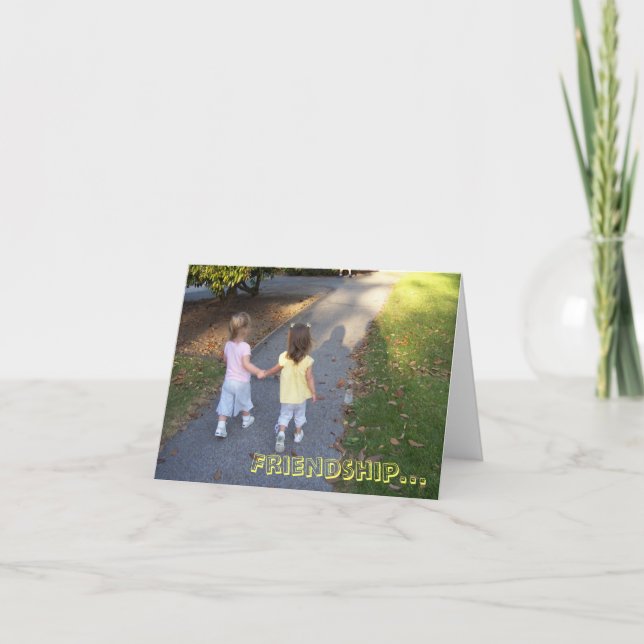 Tarjeta Amistad. (Anverso)