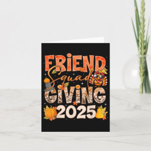 Tarjeta Amistad 2025, grupo de acción de gracias de la bri