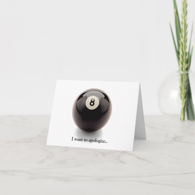 Tarjeta Amistad bff disculpa por disculpa detrás de la pel (Anverso)