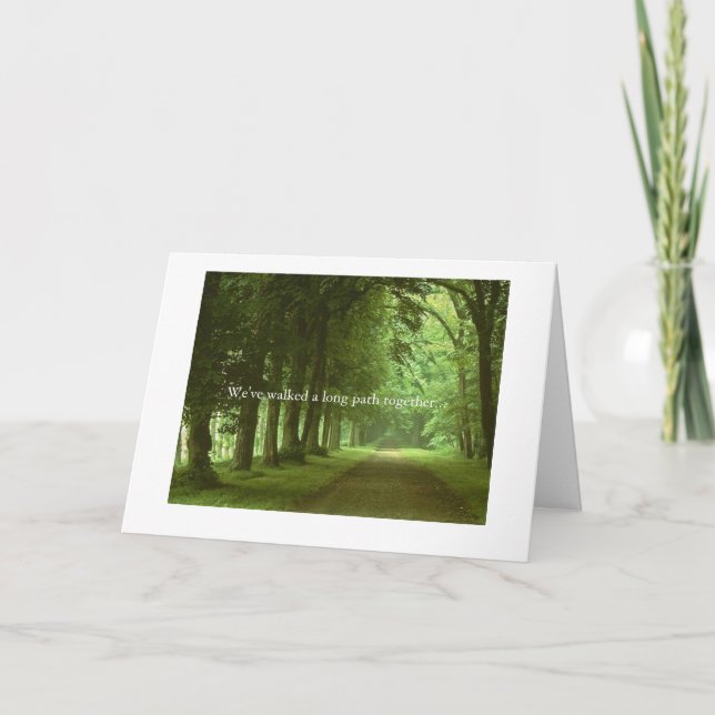 Tarjeta Amistad, Camino (Anverso)