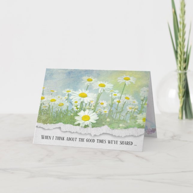 Tarjeta Amistad Daisy Meadow (Anverso)