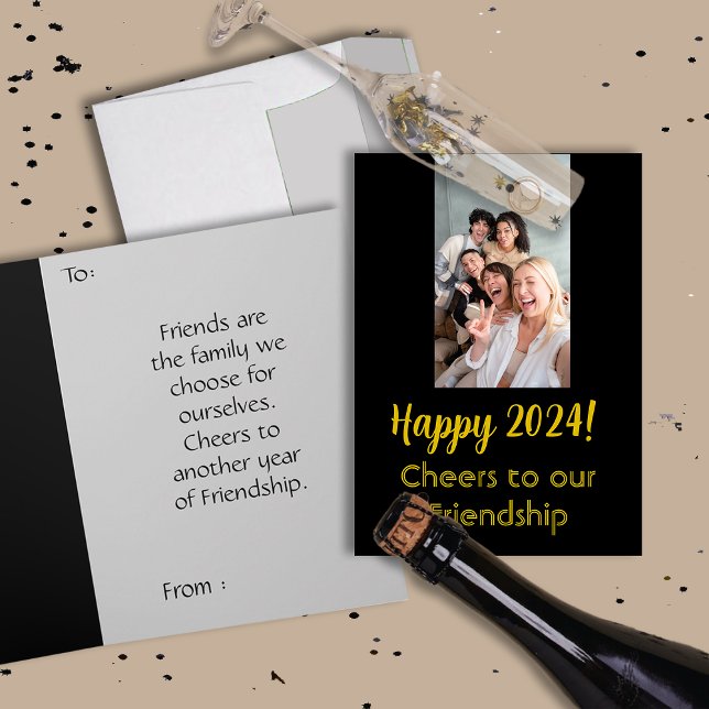 Tarjeta Amistad de Amigos de Año Nuevo (Subido por el creador)