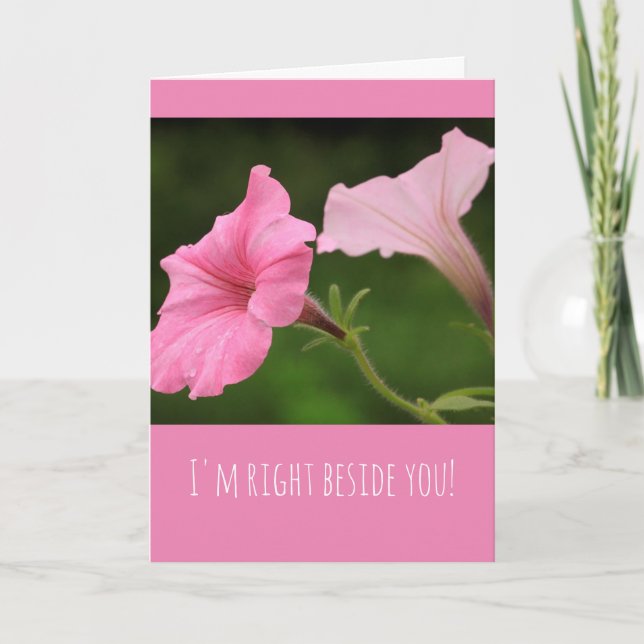 Tarjeta Amistad de apoyo Cáncer/Enfermedades Graves (Anverso)