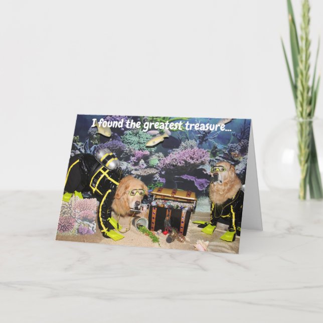 Tarjeta Amistad de buceo Scuba, recuperadora de oro (Anverso)