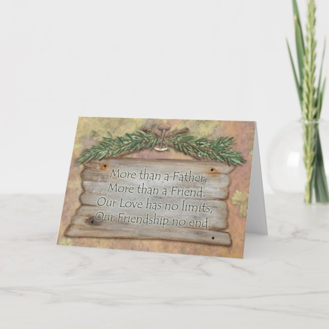 Tarjeta Amistad de Padre (Anverso)