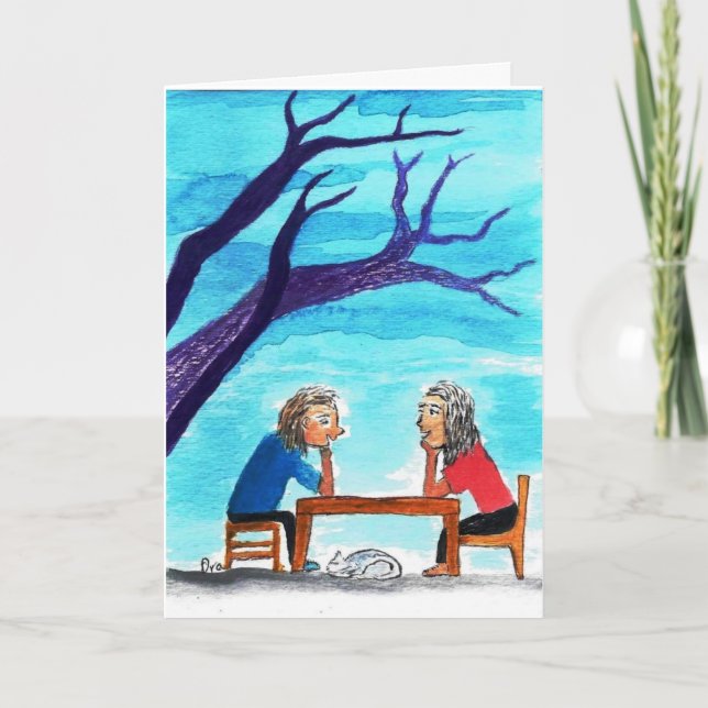 Tarjeta Amistad verdadera (Anverso)