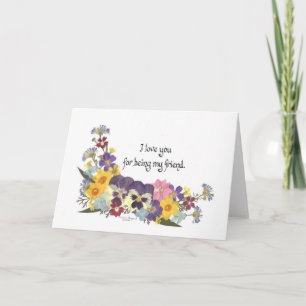 Tarjeta Amistad y Amor