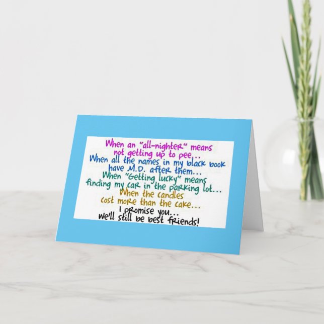 TARJETA AMISTAD Y "CELEBRACIÓN DE TU CUMPLEAÑOS" (Anverso)