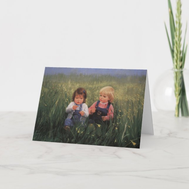 Tarjeta Amistad y flores (Anverso)